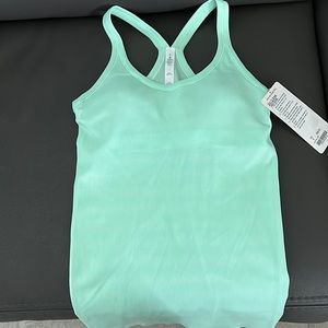 Lululemon ebb to street tank size 6 NWT mint green